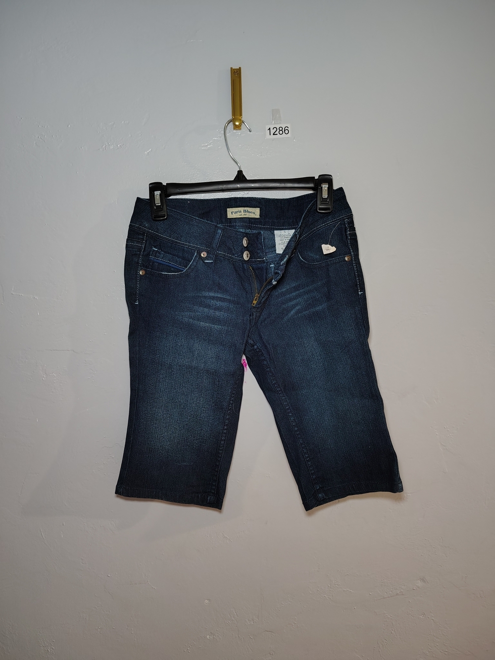 Paris Blues Indigo Cropped Denim Capris